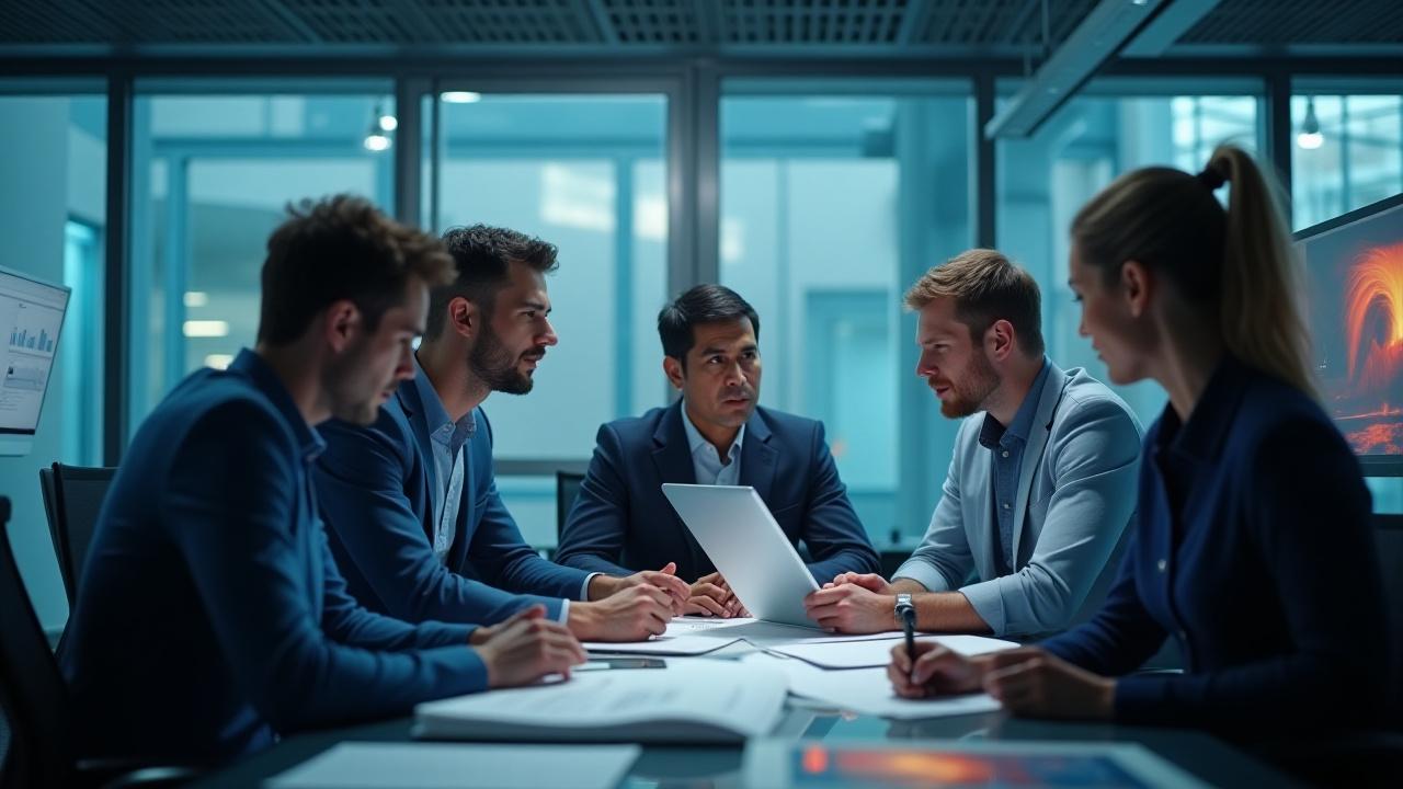 Vulkara Expertenteam am Arbeitsplatz